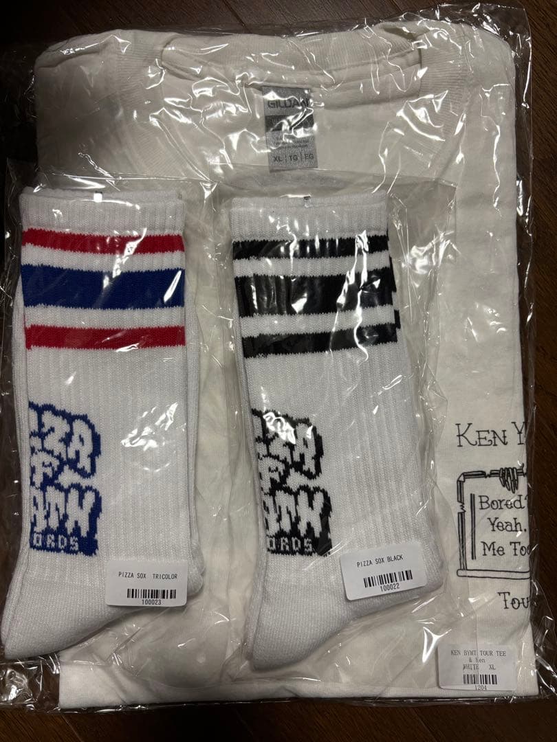 PIZZA OF DEATH ソックス 新品 靴下 Tシャツ XLセット