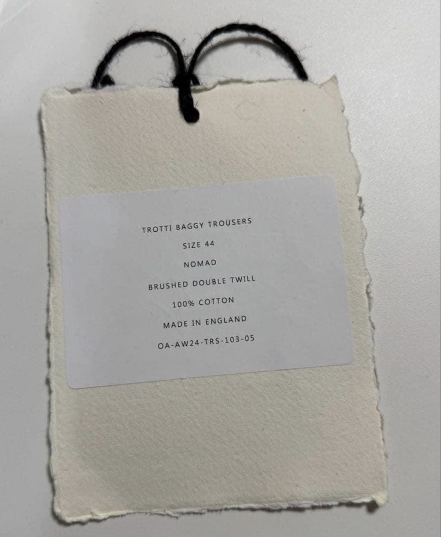 パンツ Omar Afridi TROTTI BAGGY TROUSERS 24AW