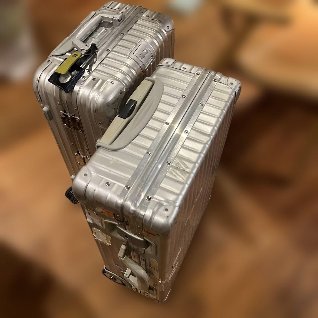 リモワ　2輪　オパール　機内持ち込みサイズ　青ロゴ　レトロ