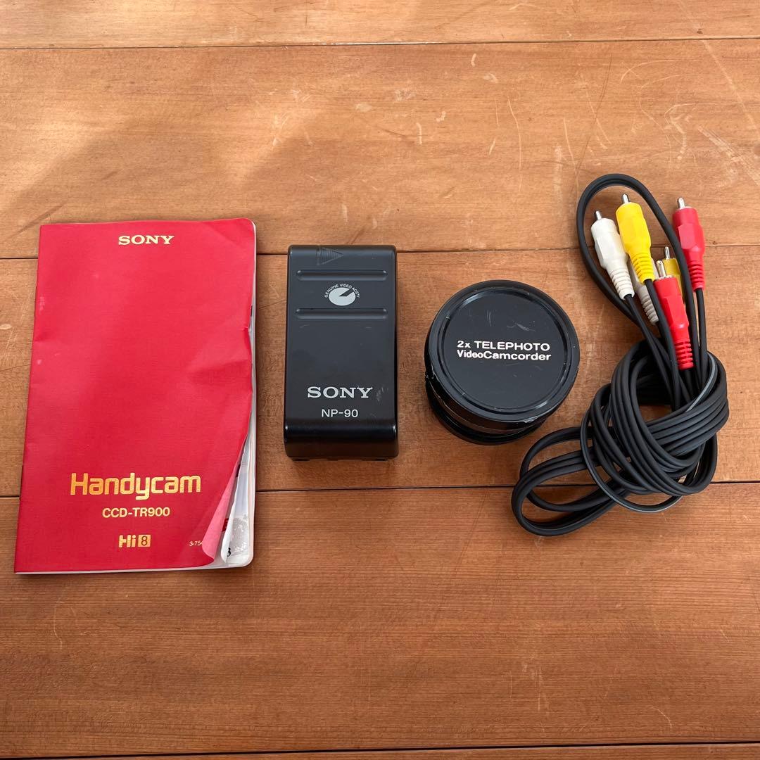 Sony Hi8ビデオカメラCCD-TR900 通電確認済み