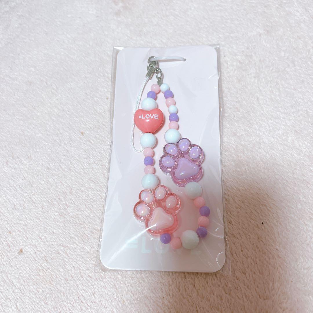 ＝ LOVE イコラブ 衣装モチーフ ビーズストラップ 猫衣装