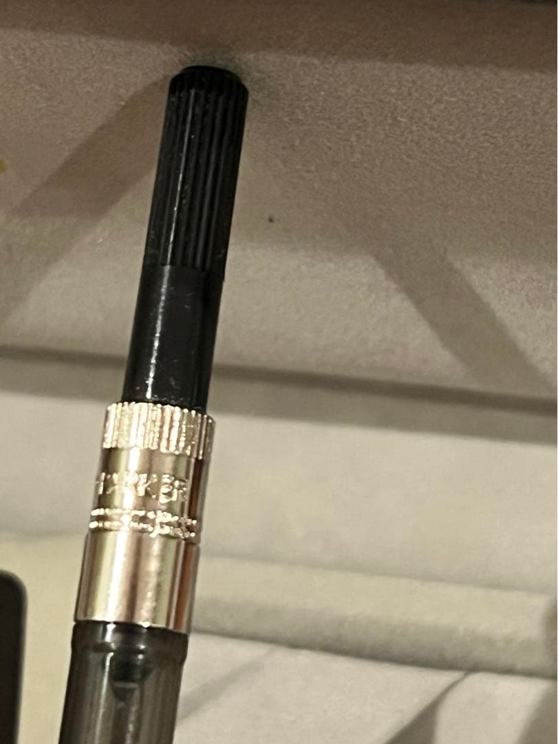 パーカー万年筆 ソネット 750 シルバー 18K ペン先F（細字）