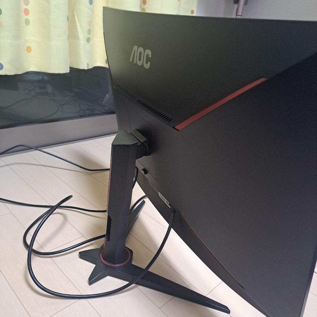 最安！美品～普通!ゲーミングモニターAOC C32G1 32インチ湾曲型モニター