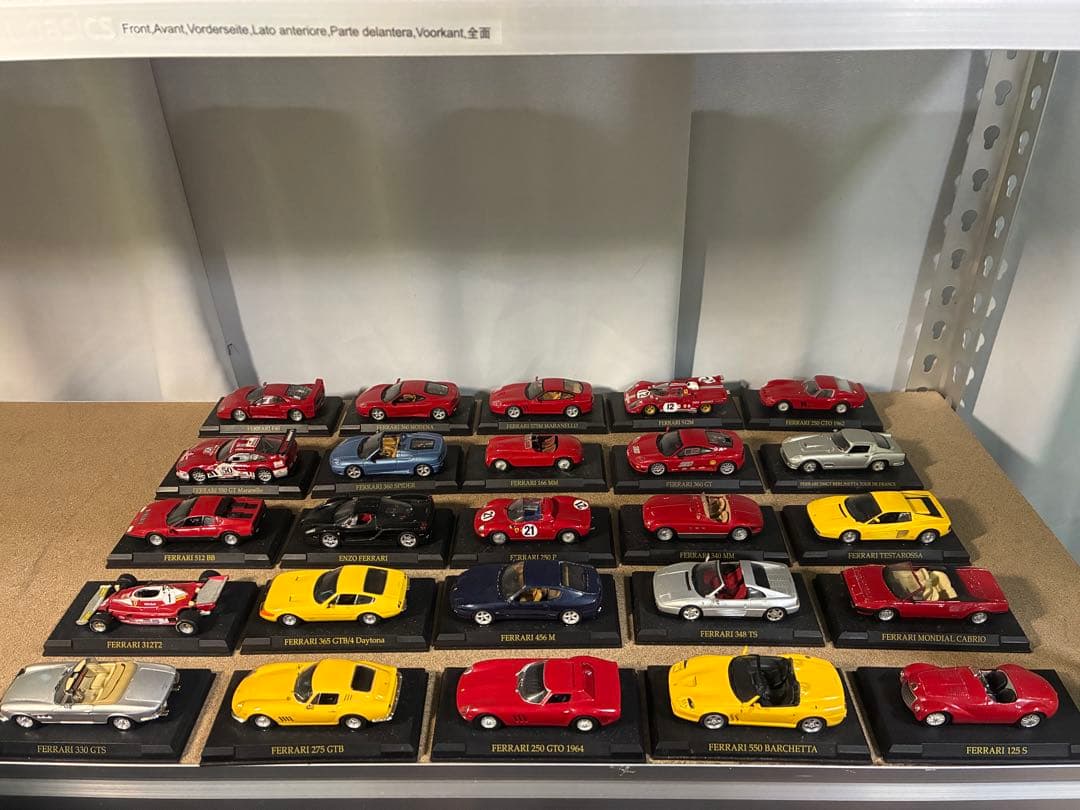 アシェット？フェラーリ ミニカー コレクション 1/43 101台　ジャンク扱い