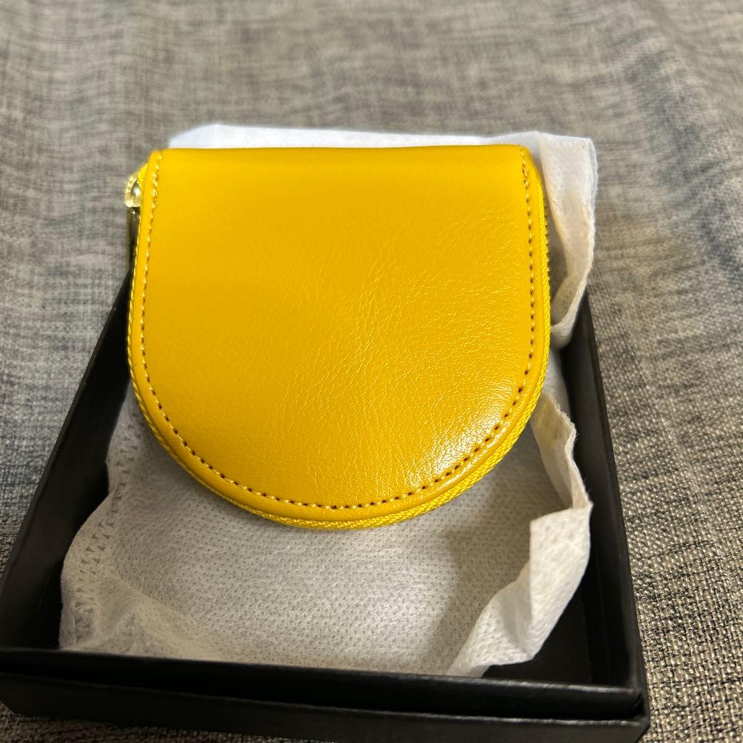 新品　皇居　イエロー 小銭入れ