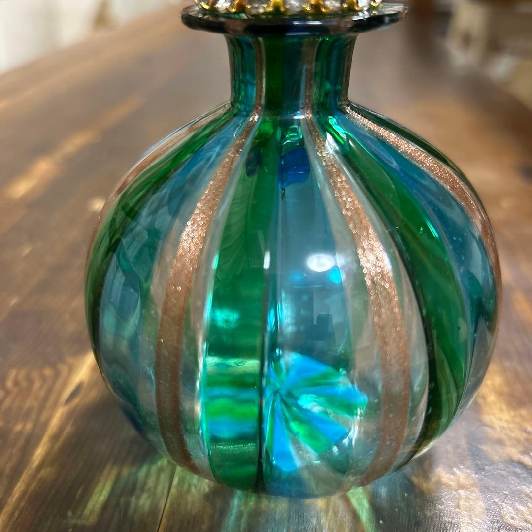 Linea Valentina 高級ヴェネチアガラス　金彩　ムラーノガラス　香水