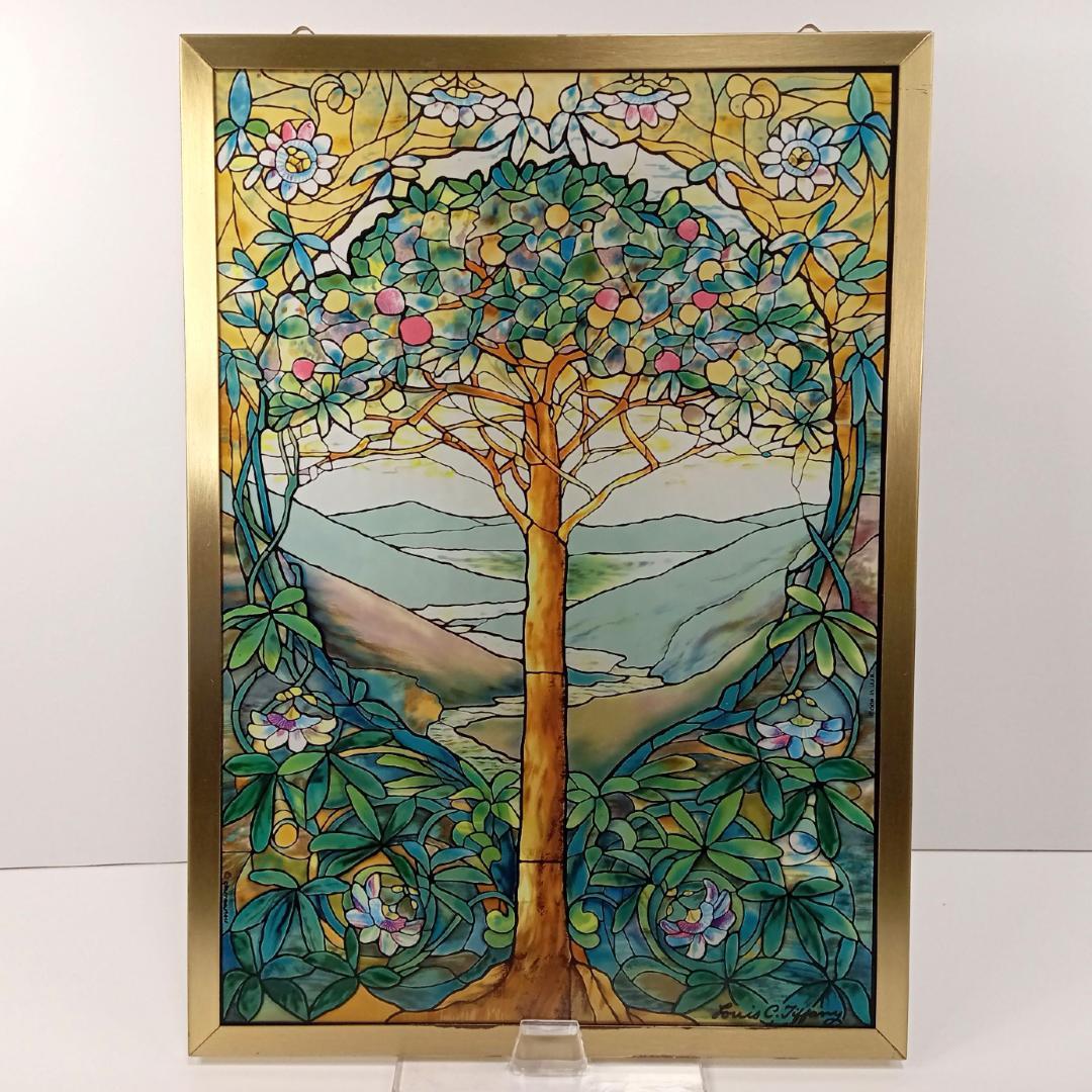 ルイスCティファニー ステンドグラスTree of Lifeグラスマスターズ社