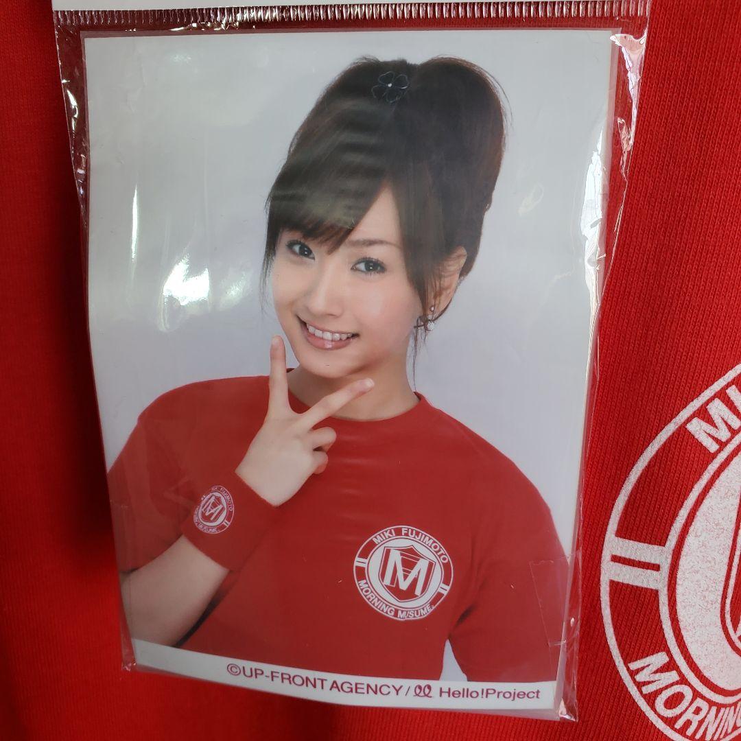 2007 モーニング娘 藤本美貴コンサート半袖 Tシャツ 赤 ミキティ