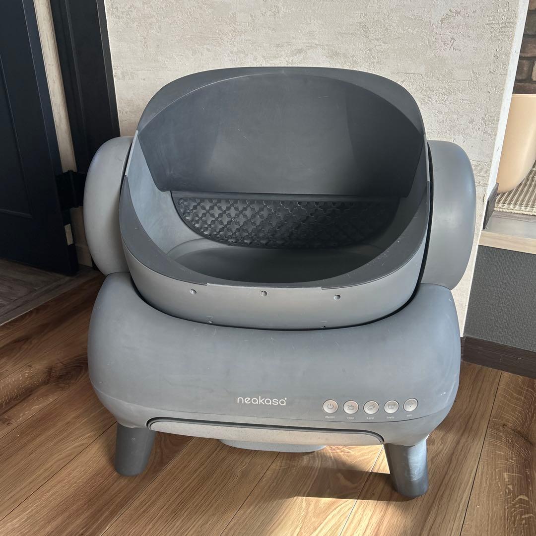 Naekasa 自動猫トイレ M1 グレー 専用袋のオマケ付き