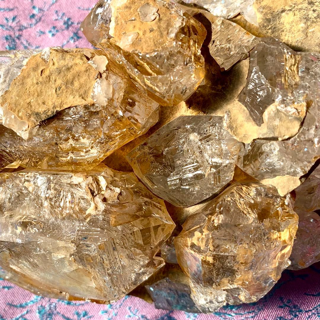 ダイヤモンド系骸骨水晶-16/スケルタルクォーツ/マルチクラスター