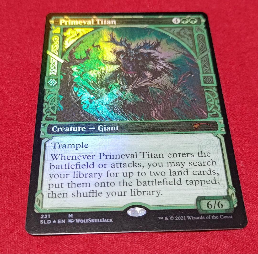 原始のタイタン/Primeval Titan ショーケースFoil版×3枚セット