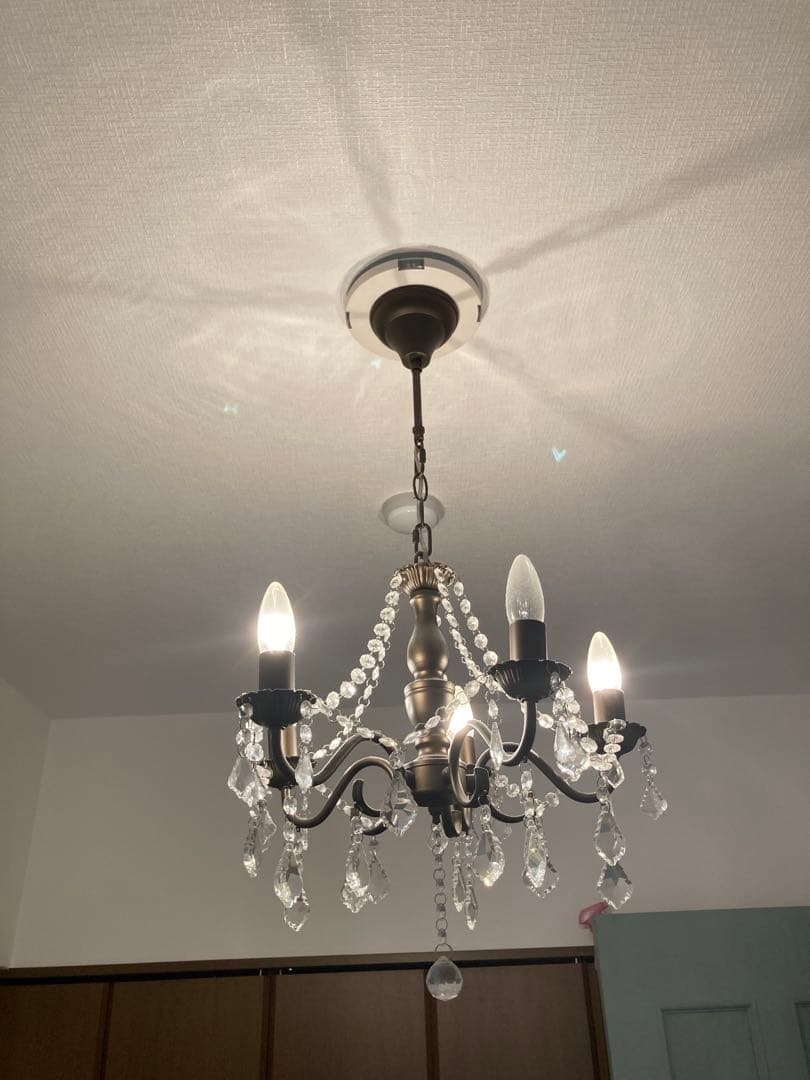 MILANDA ブロンズ シャンデリア 調光器セット