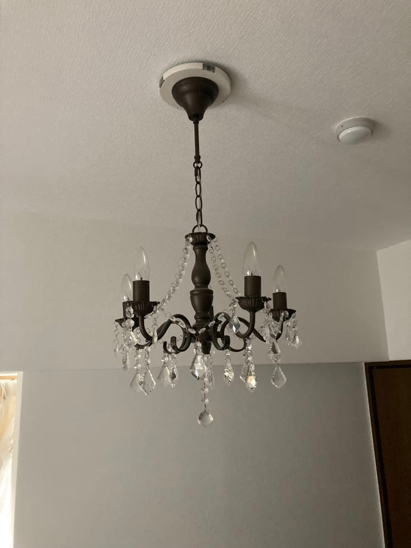 MILANDA ブロンズ シャンデリア 調光器セット