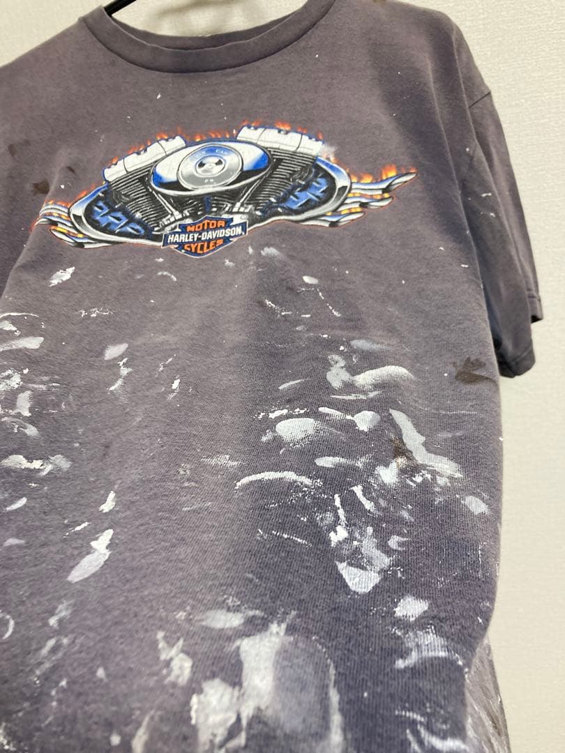 雰囲気◎2001 Harley-Davidson エンジン　フレイム　Tシャツ