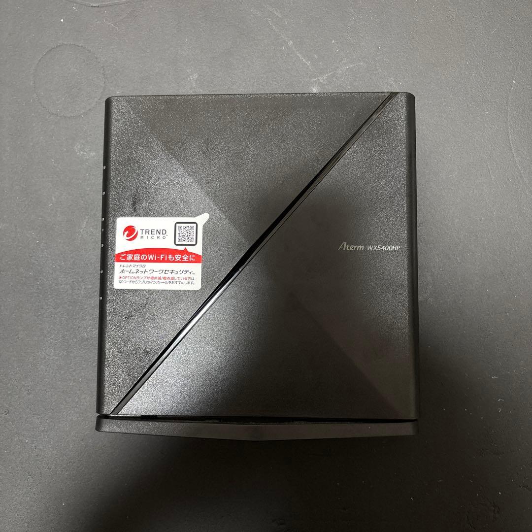 Wi-Fi 6(11ax)対応 Wi-Fiルータ Aterm WX5400HP
