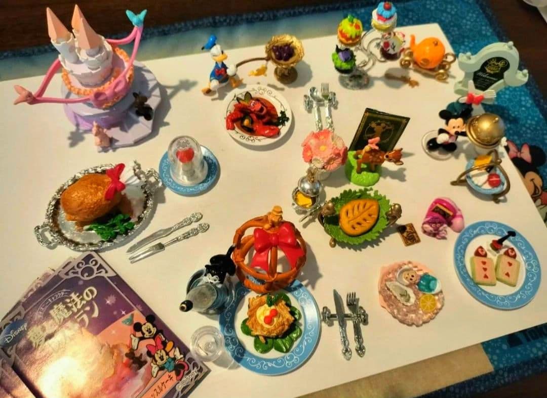 リーメントディズニーキャラクター夢と魔法のレストラン8種セット（破損、欠品あり）