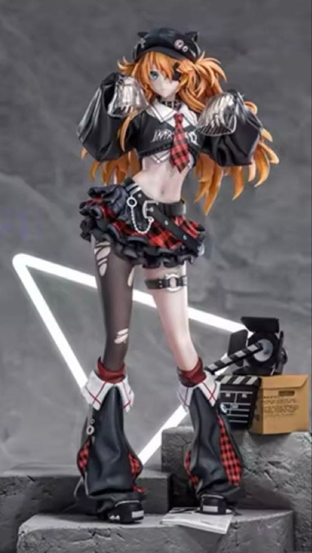 ガレージキット　未塗装未組立　アスカ　エヴァンゲリオン　フィギュア　PVC