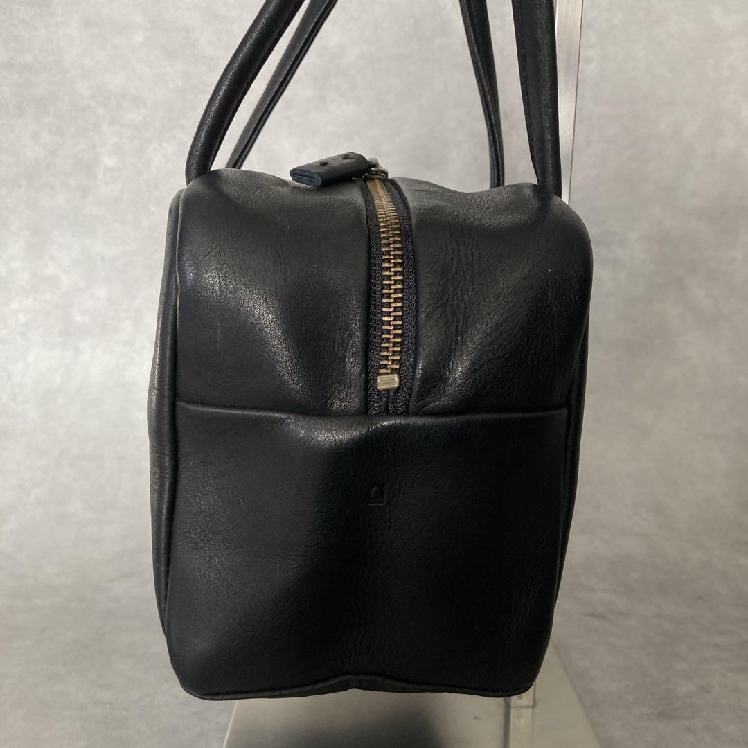 【希少✨️】a（アー）ボストンバッグ ブラック S レザーバッグ 本牛革