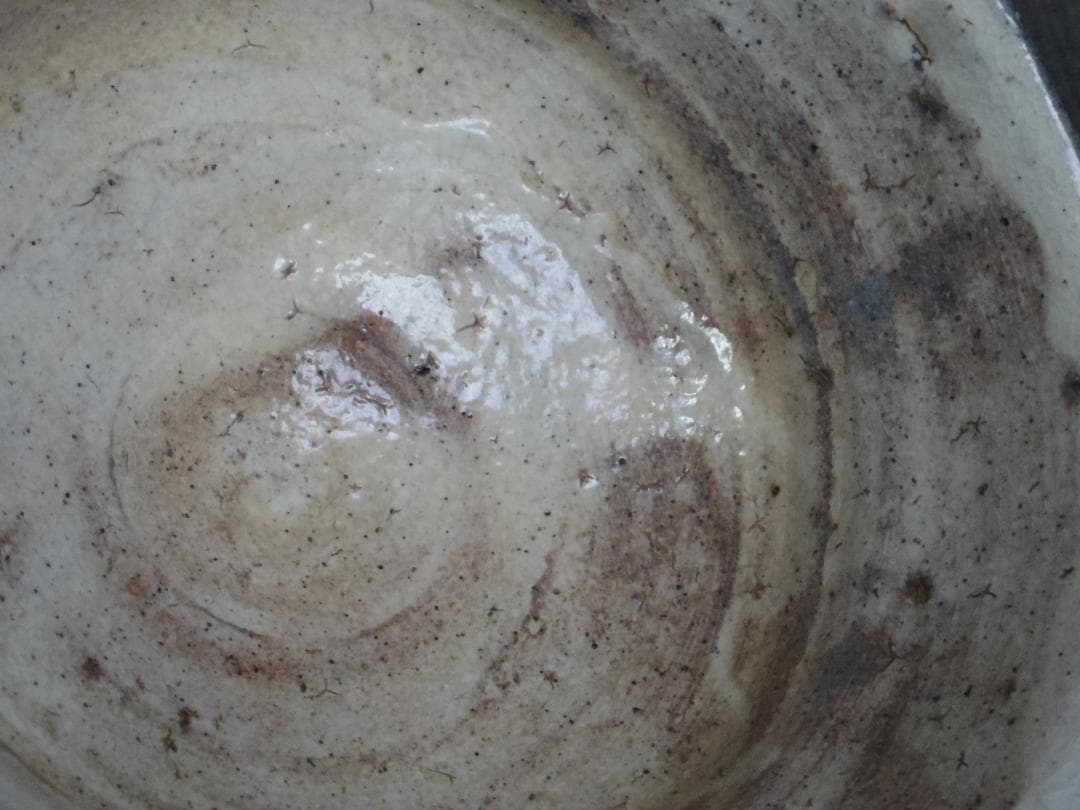 川上清美★《唐津彫》粉引茶碗★共箱・布・栞