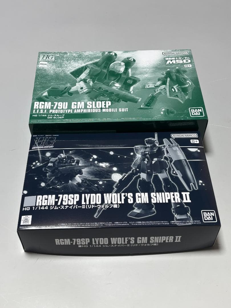 【2個】HG ジム・スループ HG ジム・スナイパーＩＩ（リド・ウォルフ機)