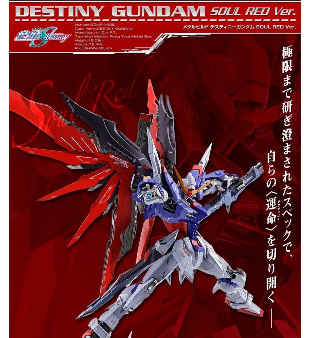 メタルビルド デスティニーガンダム SOUL RED Ver.