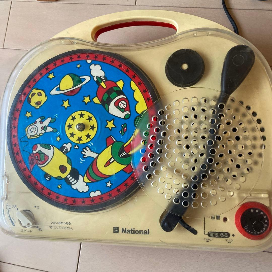 レトロ美品★ナショナルポータブルレコードプレーヤーSG－503N