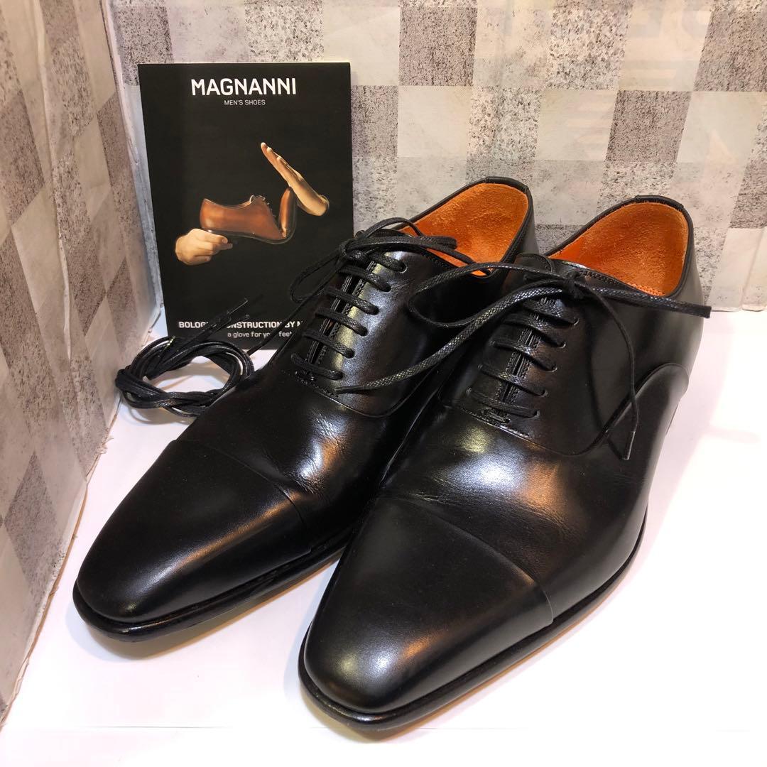 MAGANANNIマグナーニ 39 24.5-25㎝ ブラック 替え紐 箱付属