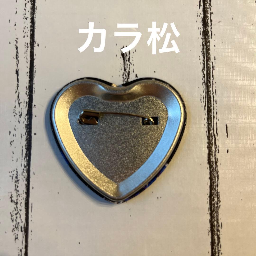 おそ松さん ハート缶バッジ　悪魔バンド　HMV トド松　一松　カラ松　チョロ松