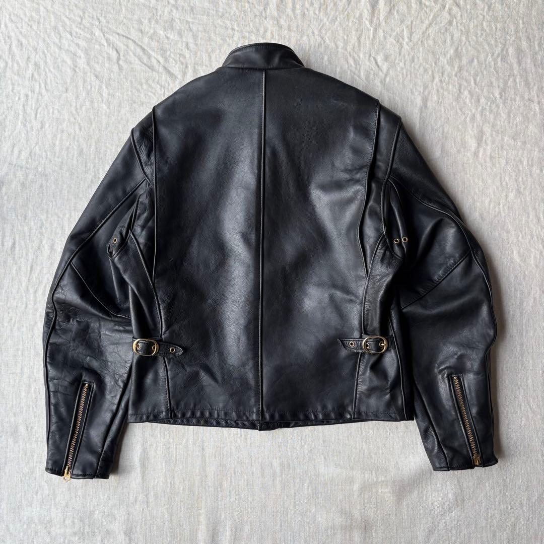 Schott シングルライダース ゴールド金具 TALONジップ 40 ショット