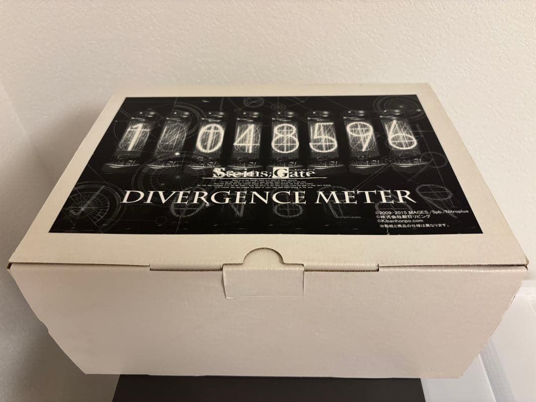 steins;gate 公式 ダイバージェンスメーター ニキシー管