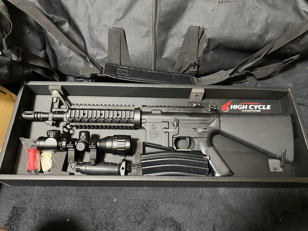 XFJ020東京マルイ 電動ガン M4CRW HIGH CYCLE CUSTOM