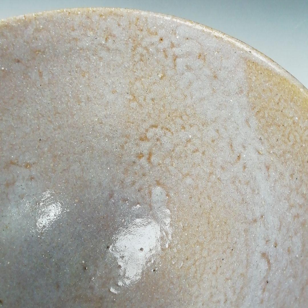 Ｔ３８２　茶碗　『梅華皮はぜ釉　茶碗』『七十四代　朝日豊斎』共箱　抹茶碗　茶道具