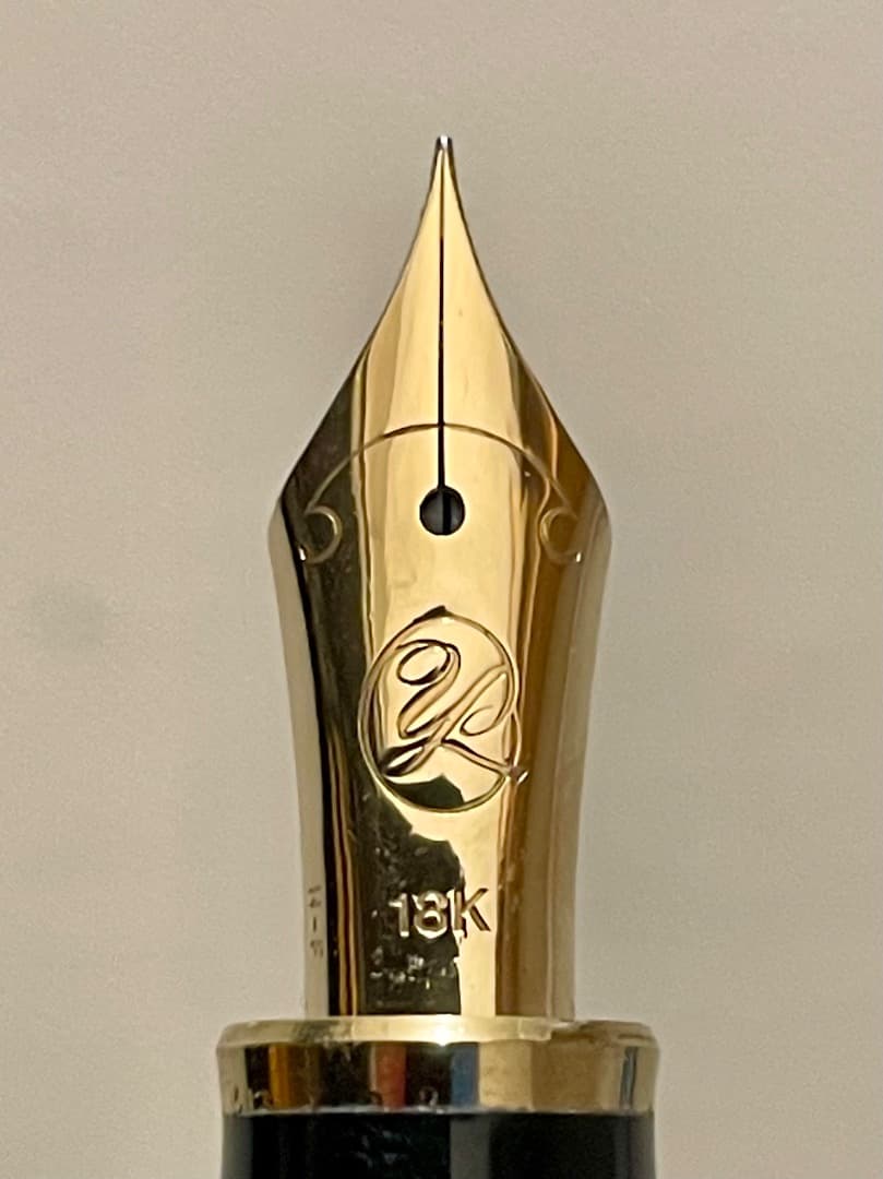 【珍品・大型18金ニブ】セーラー万年筆　プロフィット　18K 細字　美品