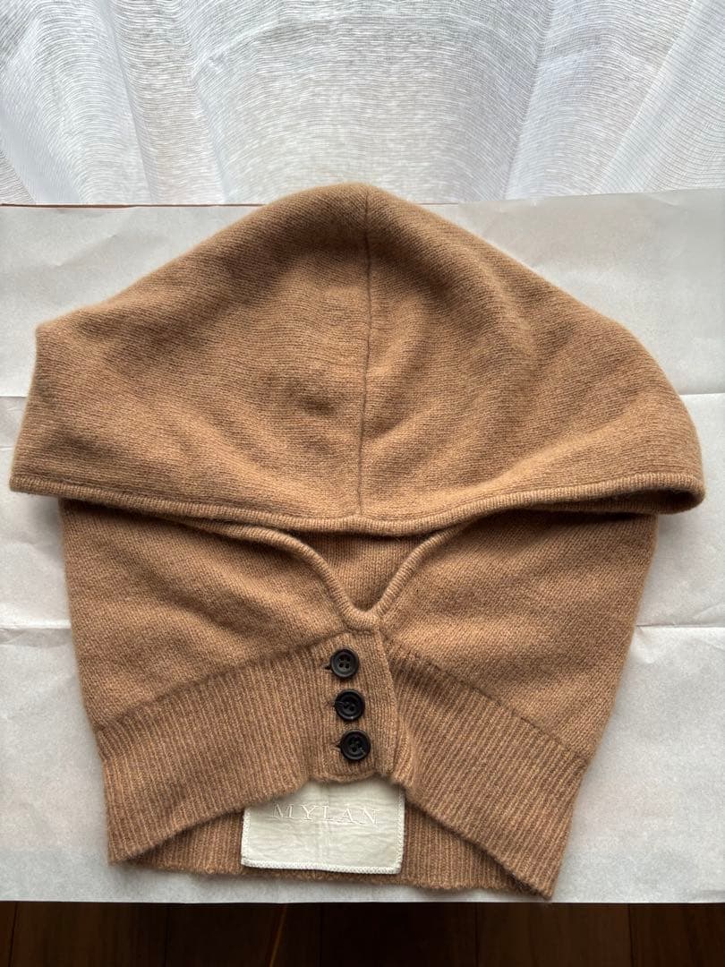 【完売品】 【再値下げ】mylan Eco Cashmere Knit Hood