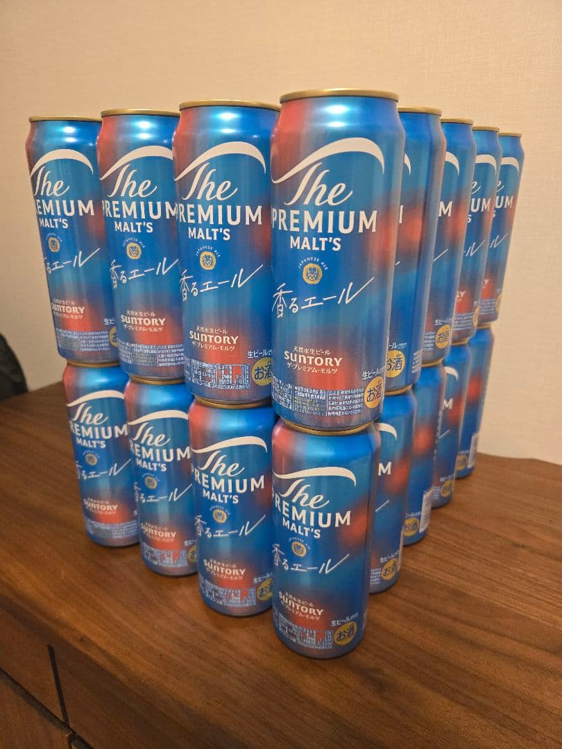 ビール500ml40本 PREMIUM MALTS 香るエール まとめ売り