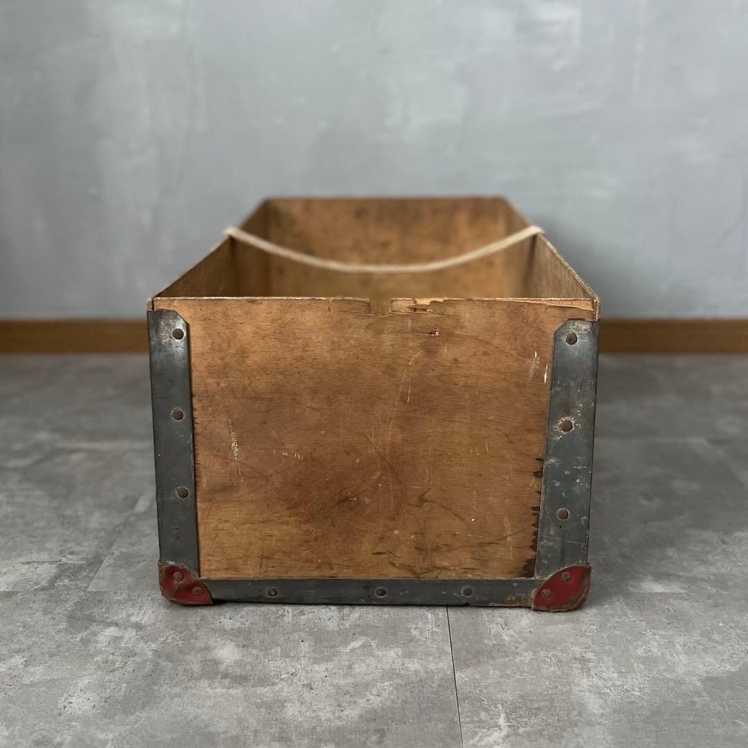 イギリスアンティーク ウッドボックス コンテナ 収納