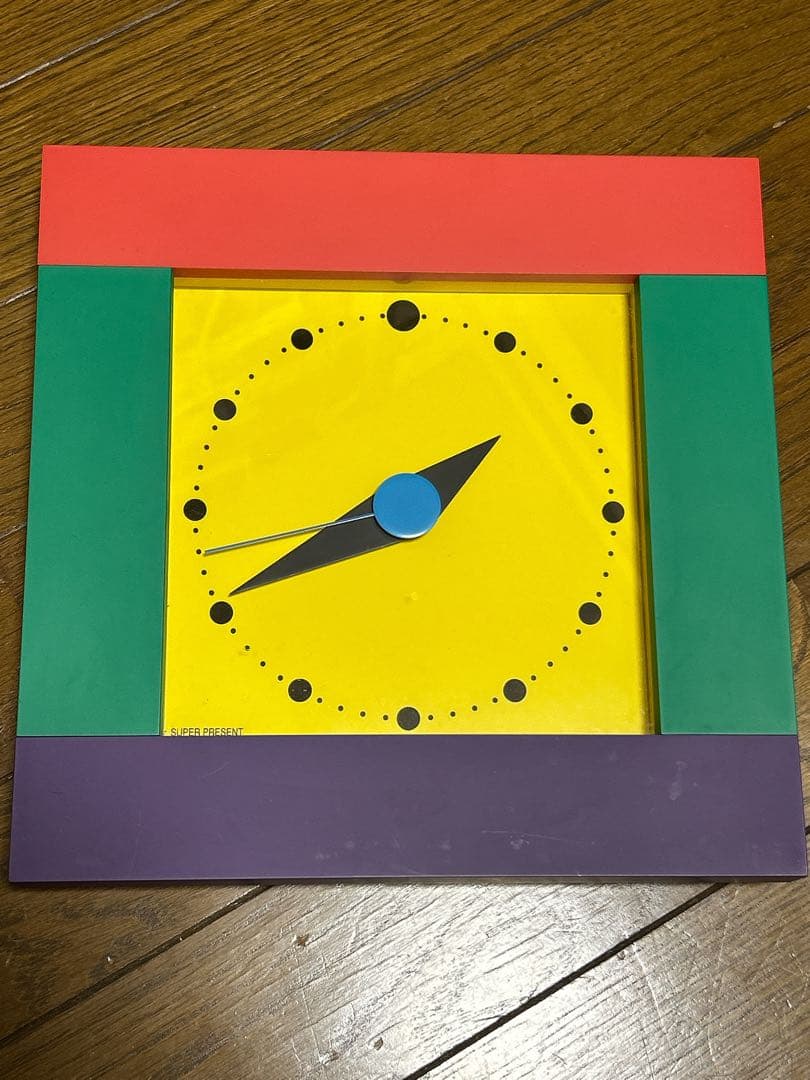 三原昌平 デザイン 掛時計 スーパープレゼント ポストモダン ワキタハイテクス