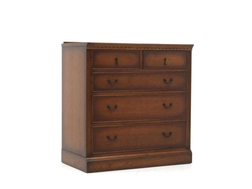 展示品　上坂木材　オーク材　ブルックス　4段　チェスト　整理箪笥　キャビネット