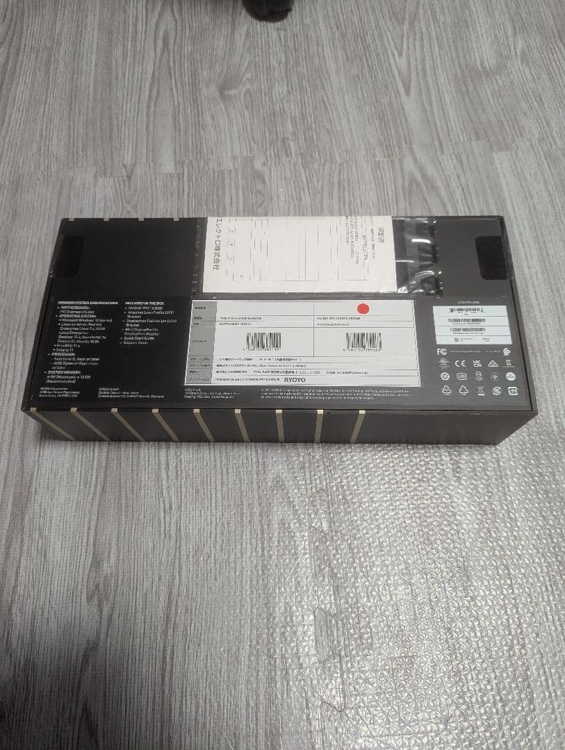 未使用 NVIDIA RTX A2000 6GB グラフィックボード