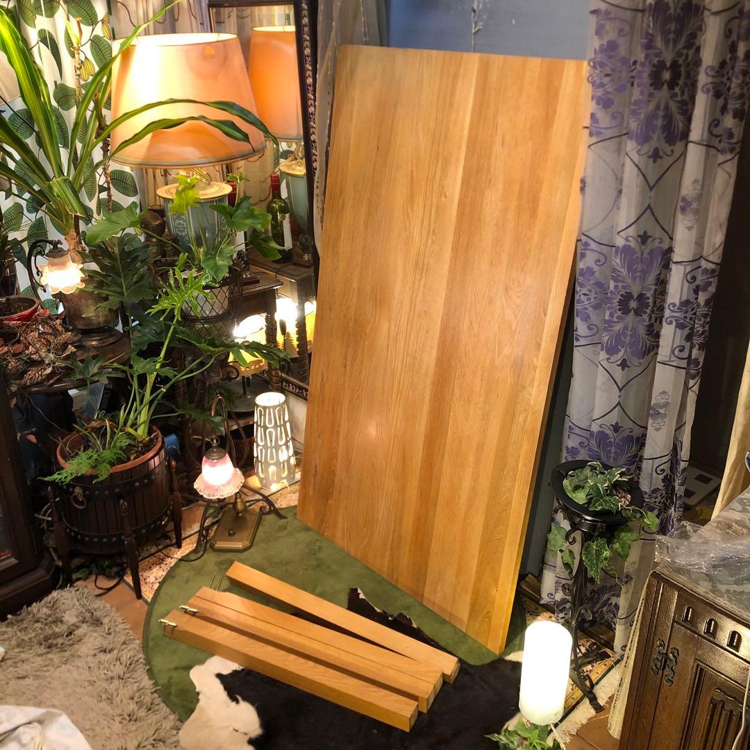 Sale 美品　無印良品　オークソリッド　ダイニングテーブル