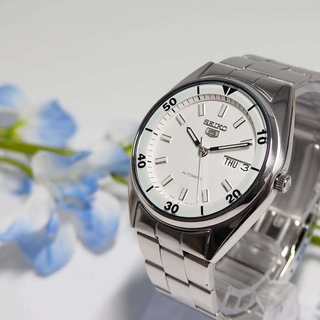 セイコー ファイブ SEIKO 自動巻き デイト メンズ 腕時計 H327