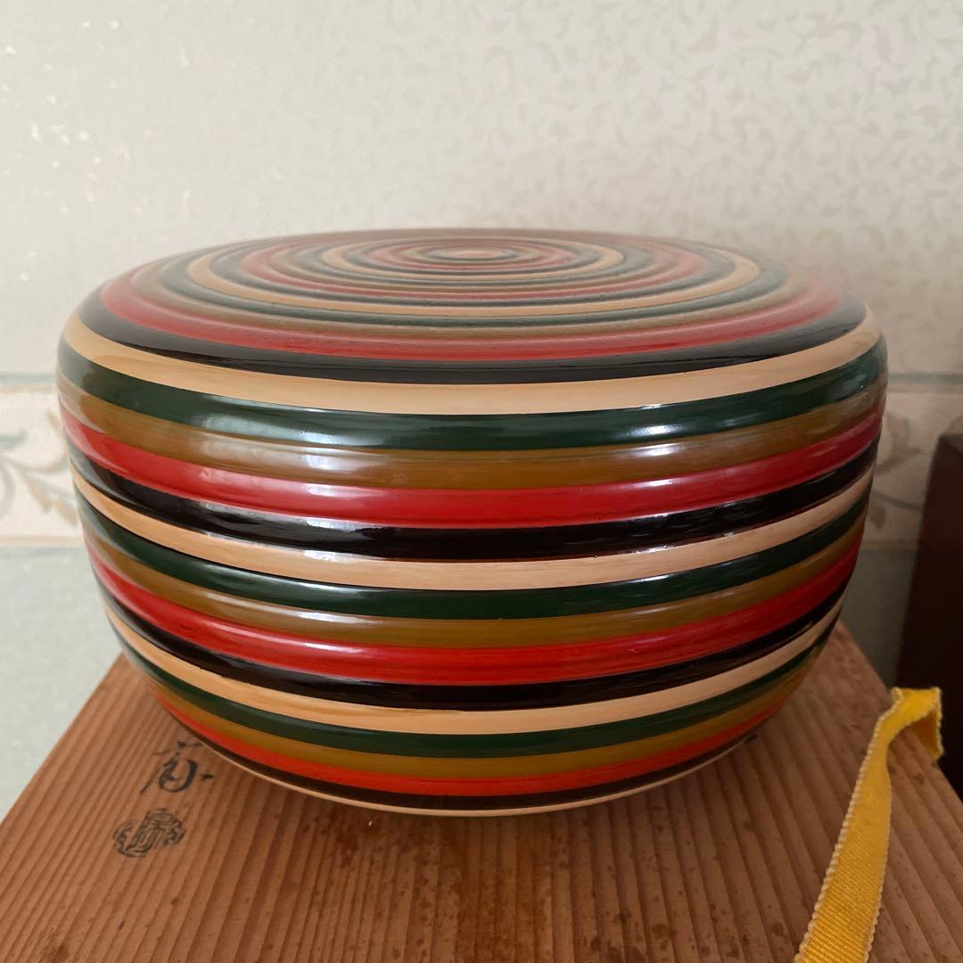 漆器　食籠　喰籠　岡本陽斎