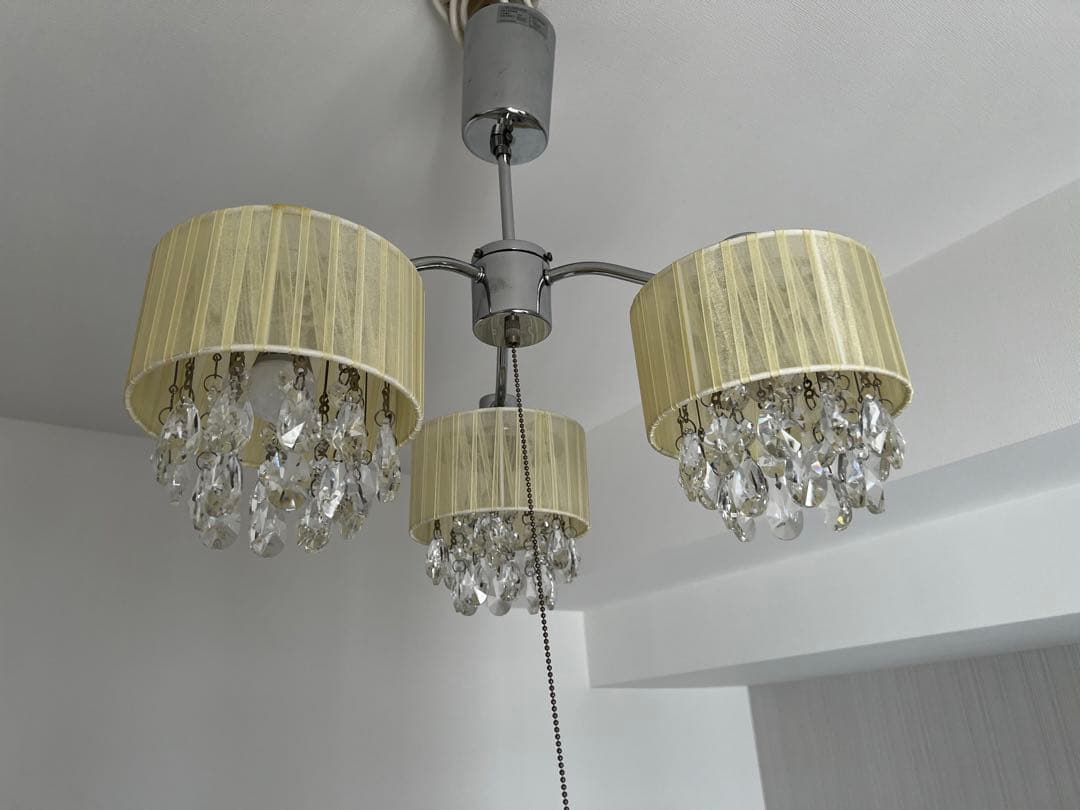 【ことぶき様】フランフラン シャンデリア Franc Franc クリスタル照明