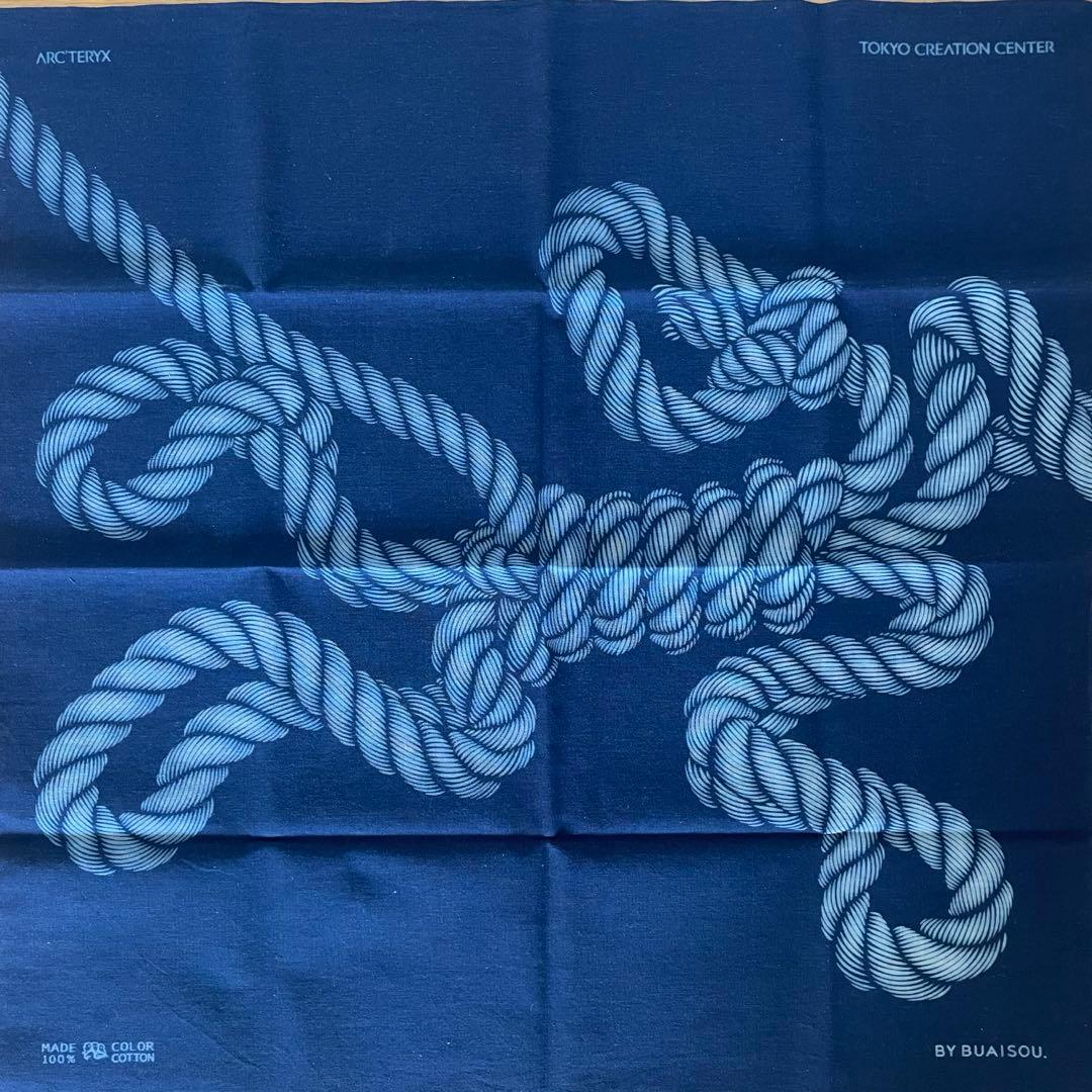 【新品未使用】ARC’TERYX アークテリクス ロープデザインのバンダナ　レア