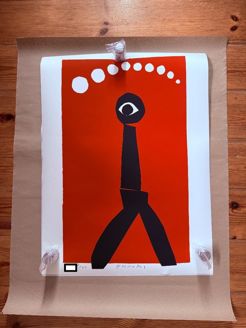 レア 柚木沙弥郎 民藝 直筆サイン 限定 Ace Hotel シルクスクリーン