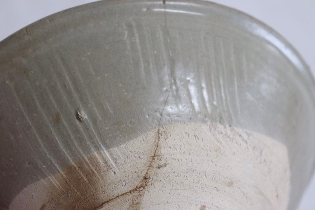 サ　中国　青磁茶碗　訳あり　送料込み0329