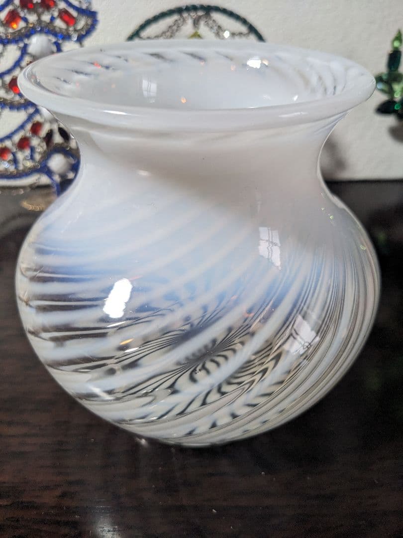 フェントン　スワール　フレンチオパルセント　フラワーベース　お値下げ中