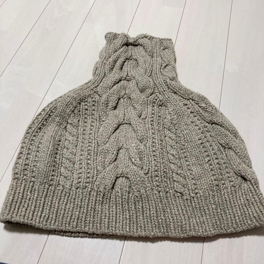 値下げ　ヨウジヤマモト　ニットポンチョ