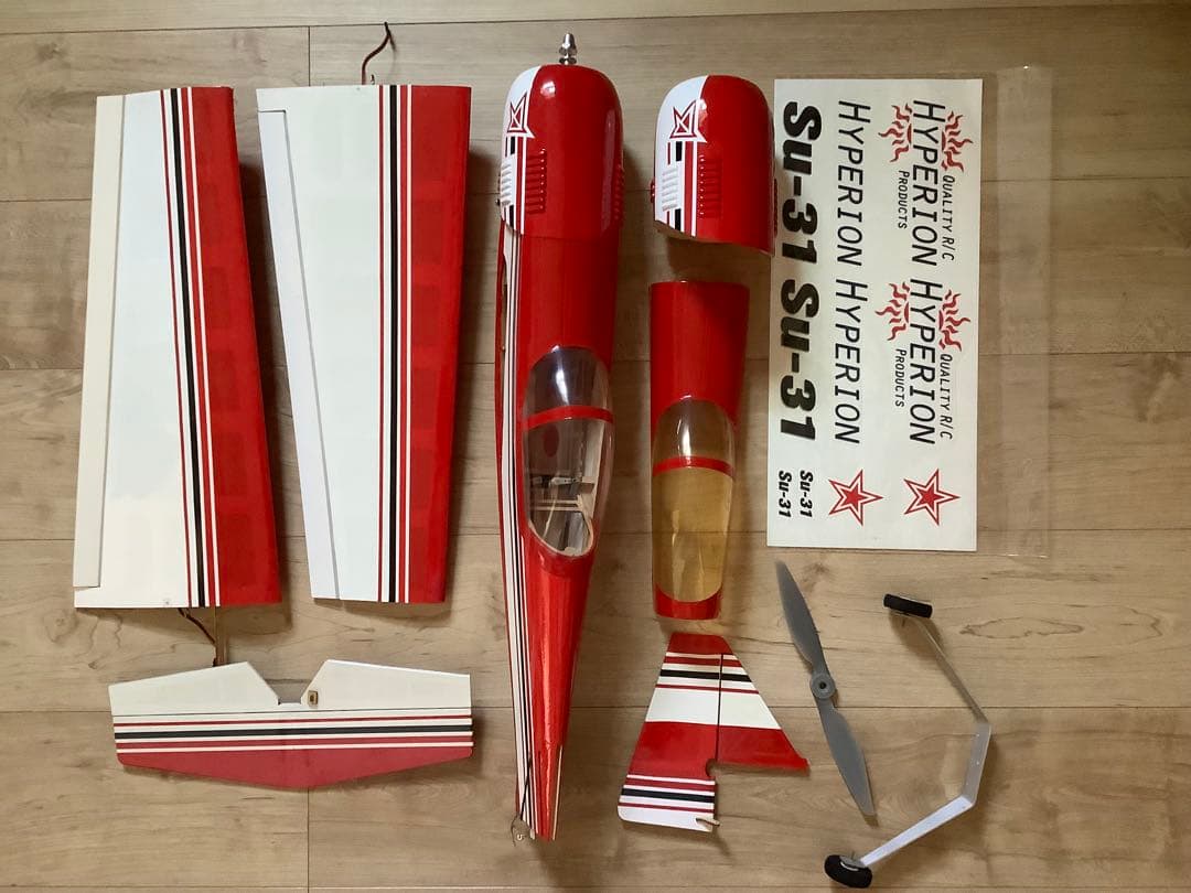 電動ラジコン飛行機　ハイペリオン製　スホーイ　SU ー31