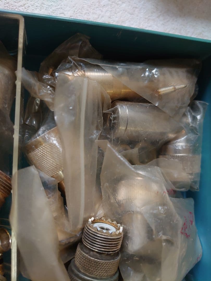 M型オスプラグ 同軸コネクタ　メスコネクタ　アンテナなどコネクター各種43個